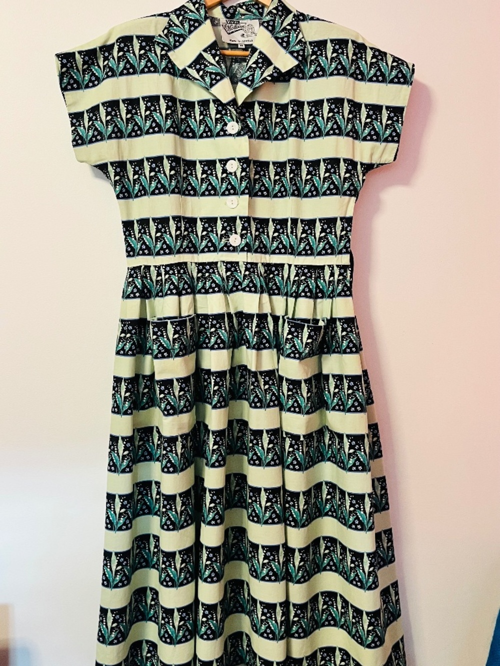 Vivien of Holloway 1950s Reproduction Day Dress Size M